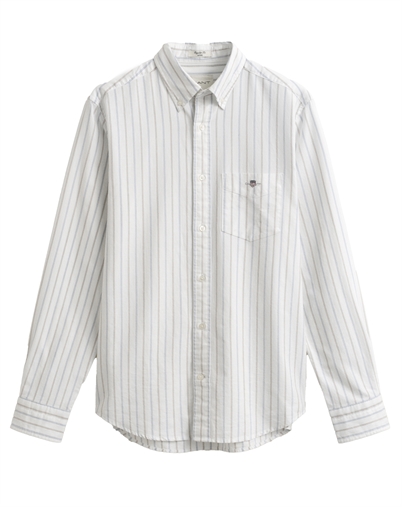 Gant - Oxford Stripe Skjorte - White